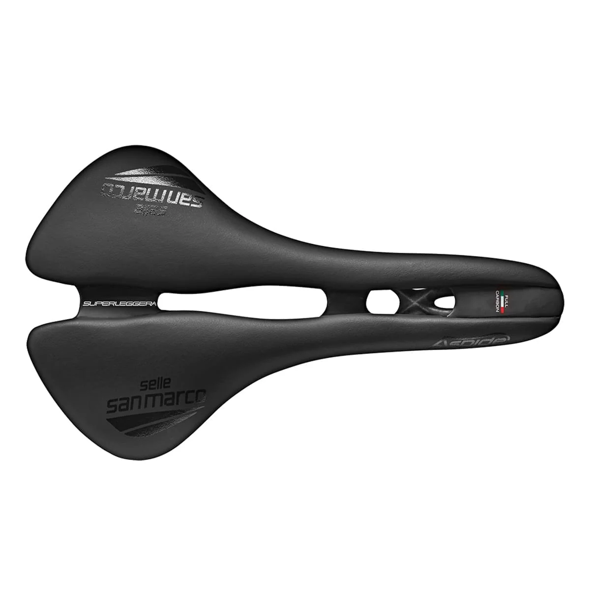 Selle SAN MARCO ASPIDE SUPERLEGGERA OPEN FIT WIDE Rails Carbone - Image 3