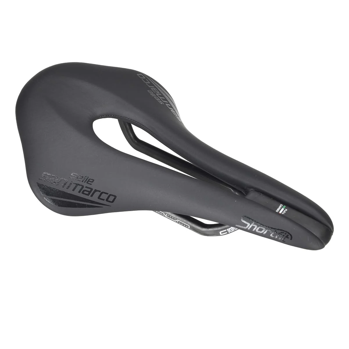 Selle SAN MARCO SHORTFIT OPEN FIT SUPERLEGGERA WIDE Rails Carbone