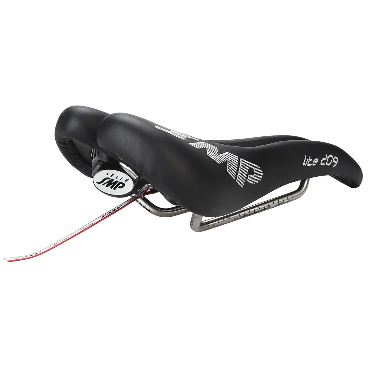 Selle SMP LITE 209 Largeur 139mm Rails Inox Noir - Image 2