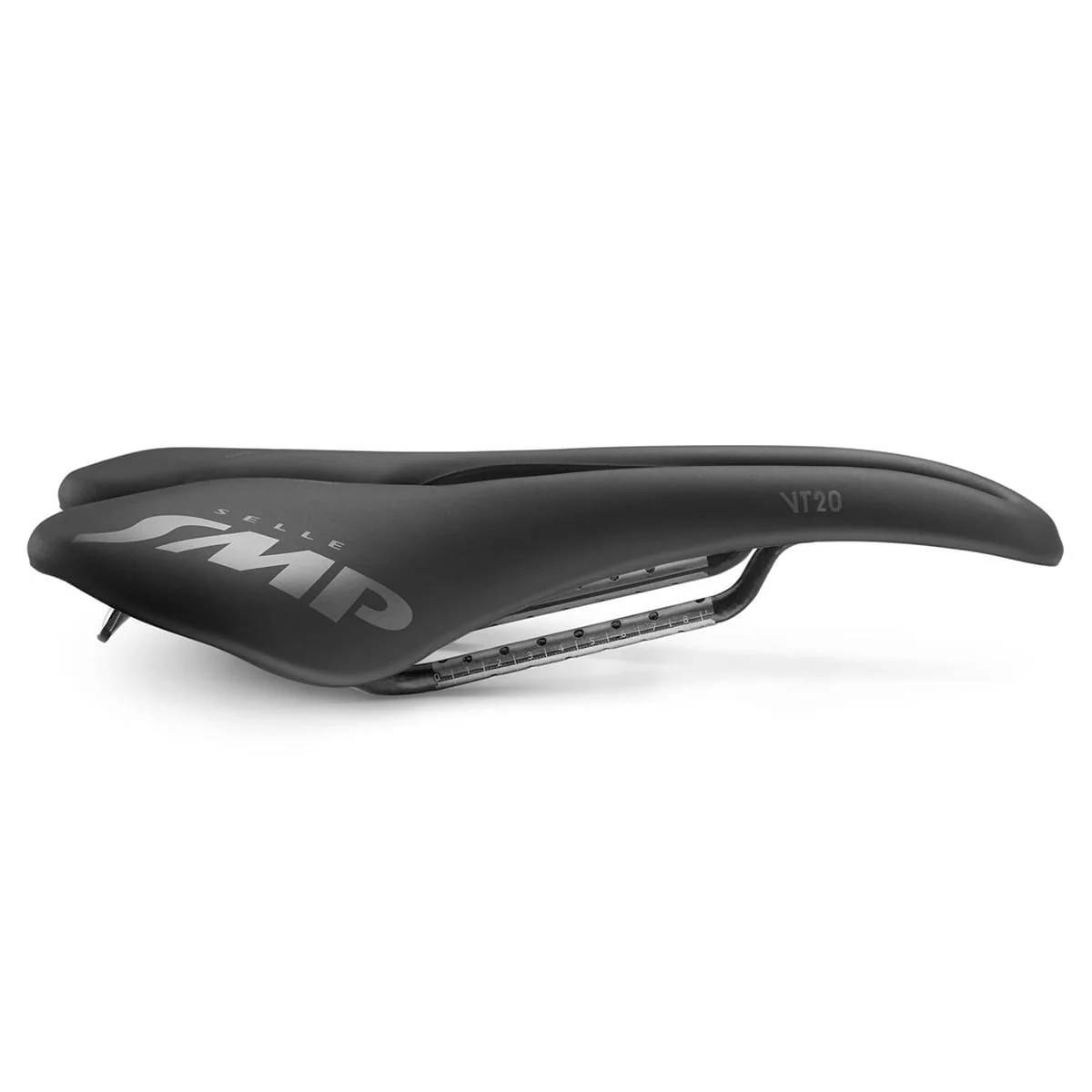Selle SMP VT20 Largeur 142mm Rails Carbone Noir - Image 2
