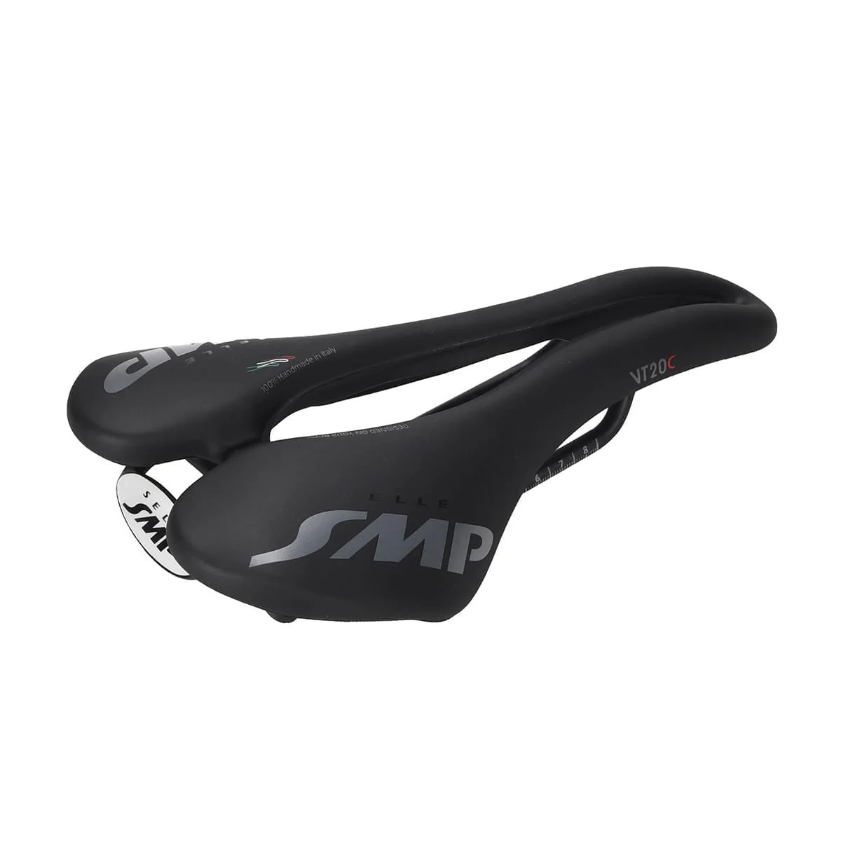 Selle SMP VT20C Largeur 144mm Rails Aluminium Noir - Image 4