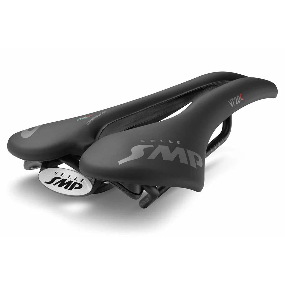 Selle SMP VT20C Largeur 144mm Rails Carbone Noir - Image 4