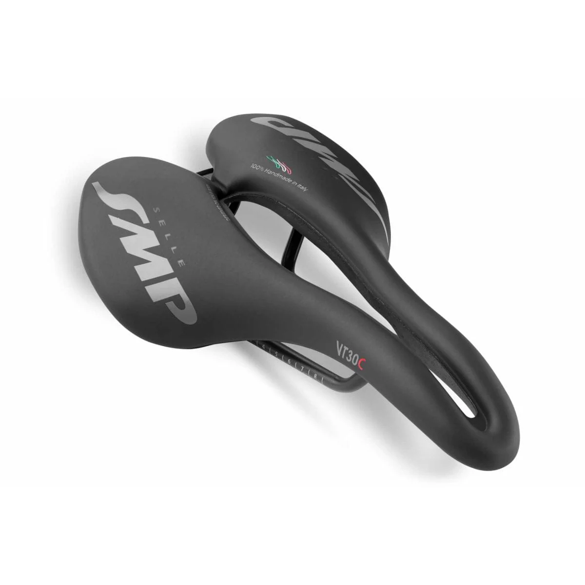 Selle SMP VT30C Largeur 155mm Rails Carbone Noir