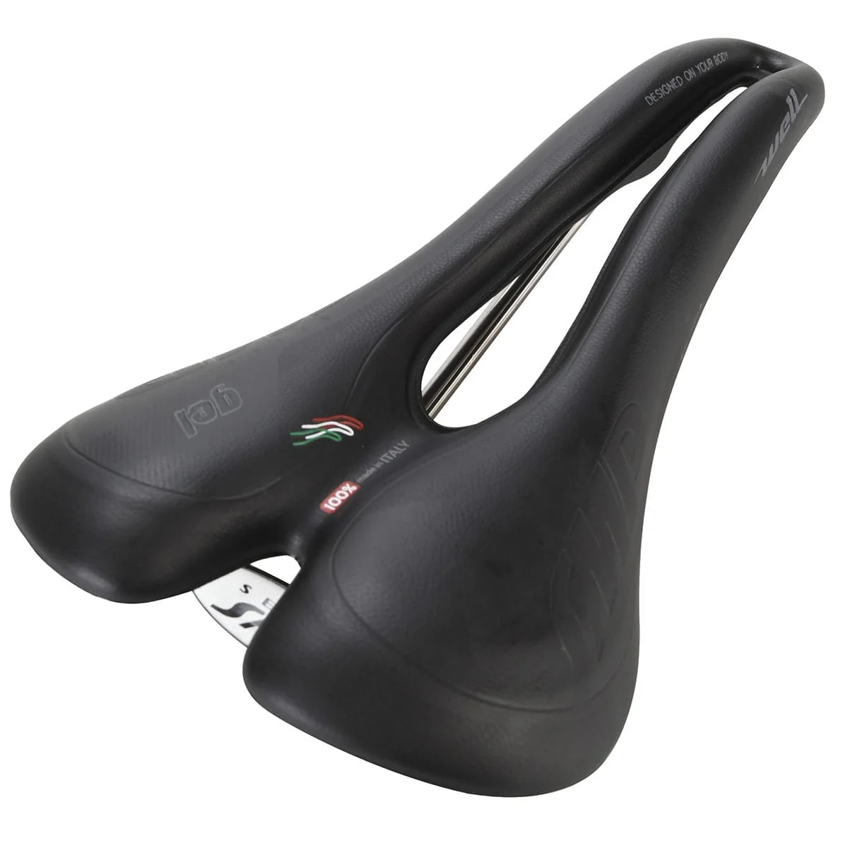 Selle SMP WELL GEL Largeur 144mm Rails Acier Noir - Image 4