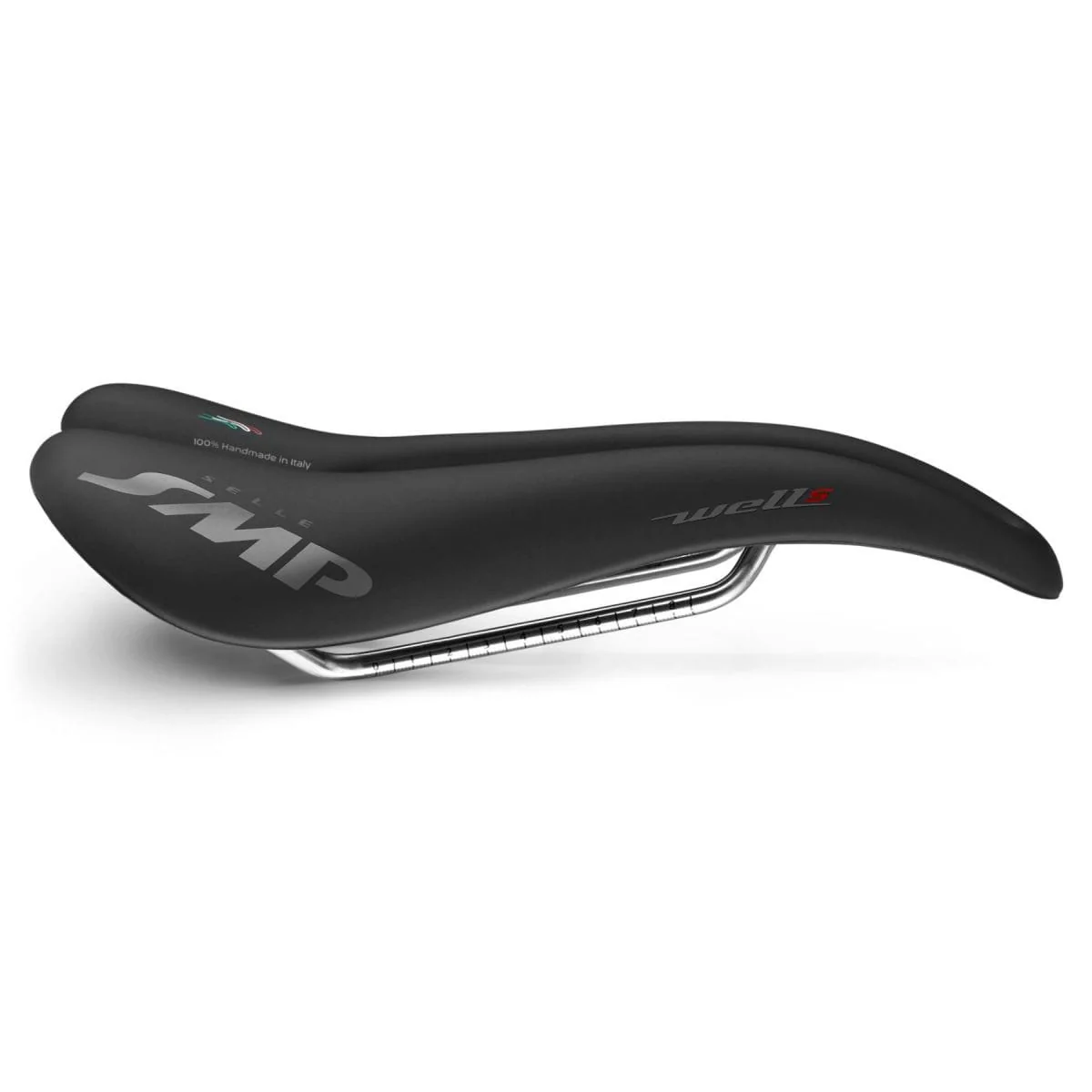 Selle SMP WELL S Largeur 138mm Rails Acier Noir - Image 2