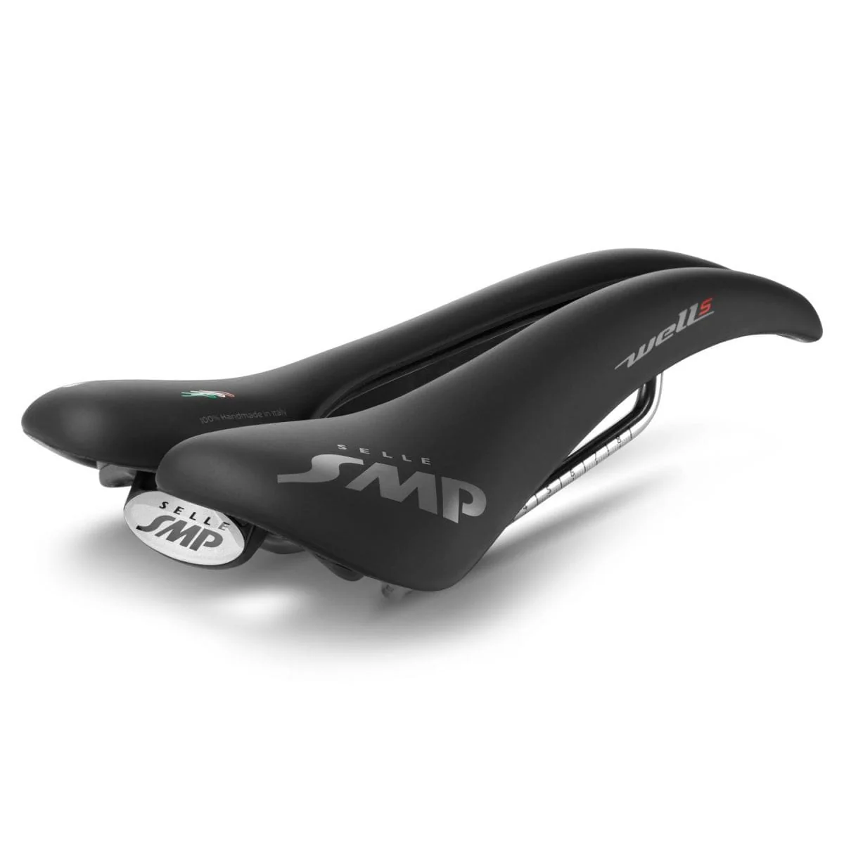 Selle SMP WELL S Largeur 138mm Rails Acier Noir - Image 5