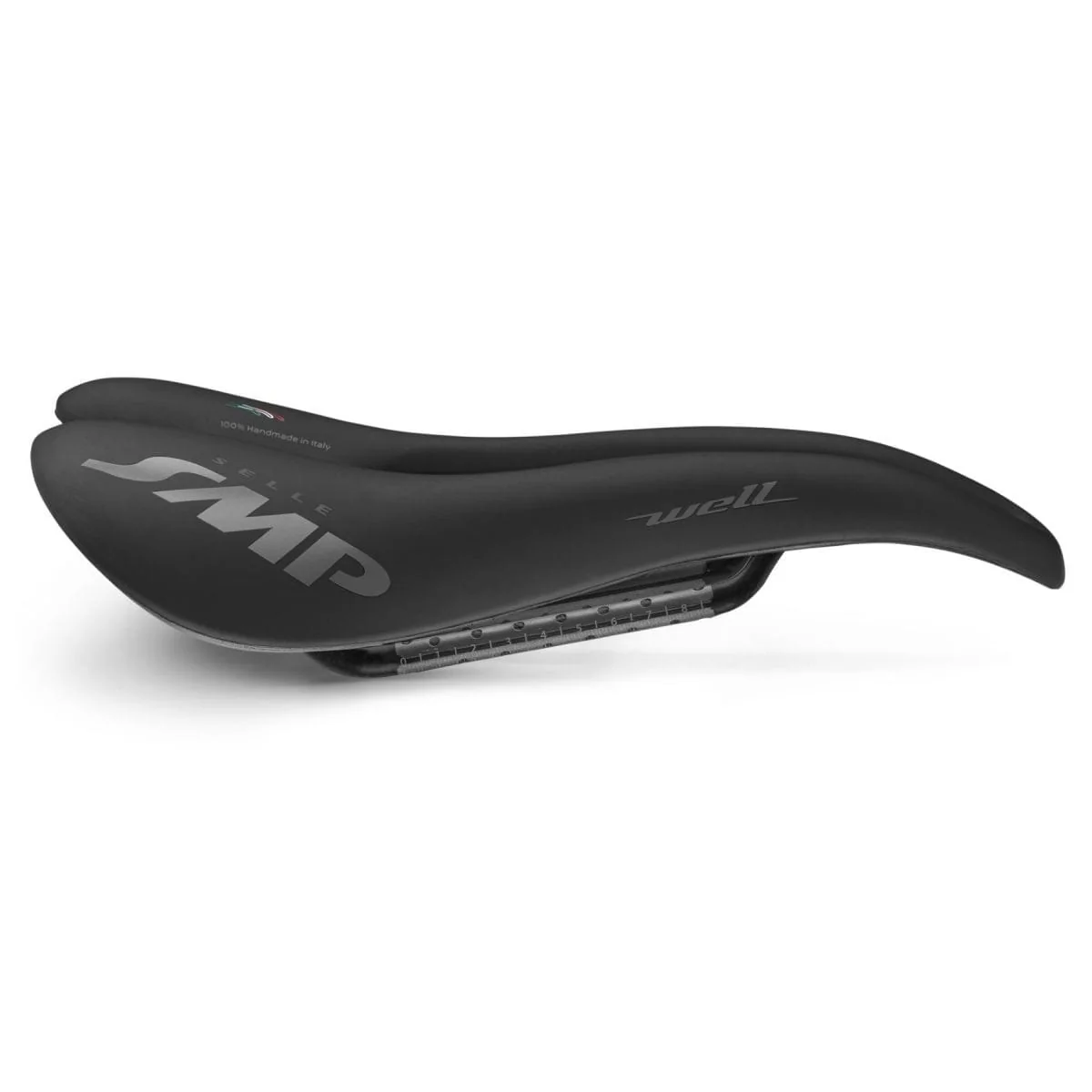 Selle SMP WELL S Largeur 138mm Rails Carbone Noir - Image 2