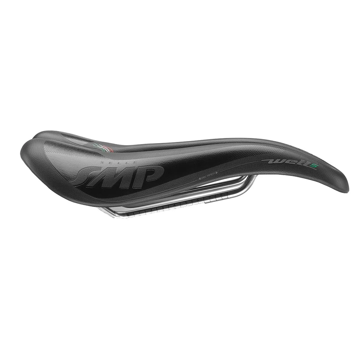 Selle SMP WELLE S GEL Largeur 138mm Rails Acier Noir - Image 3