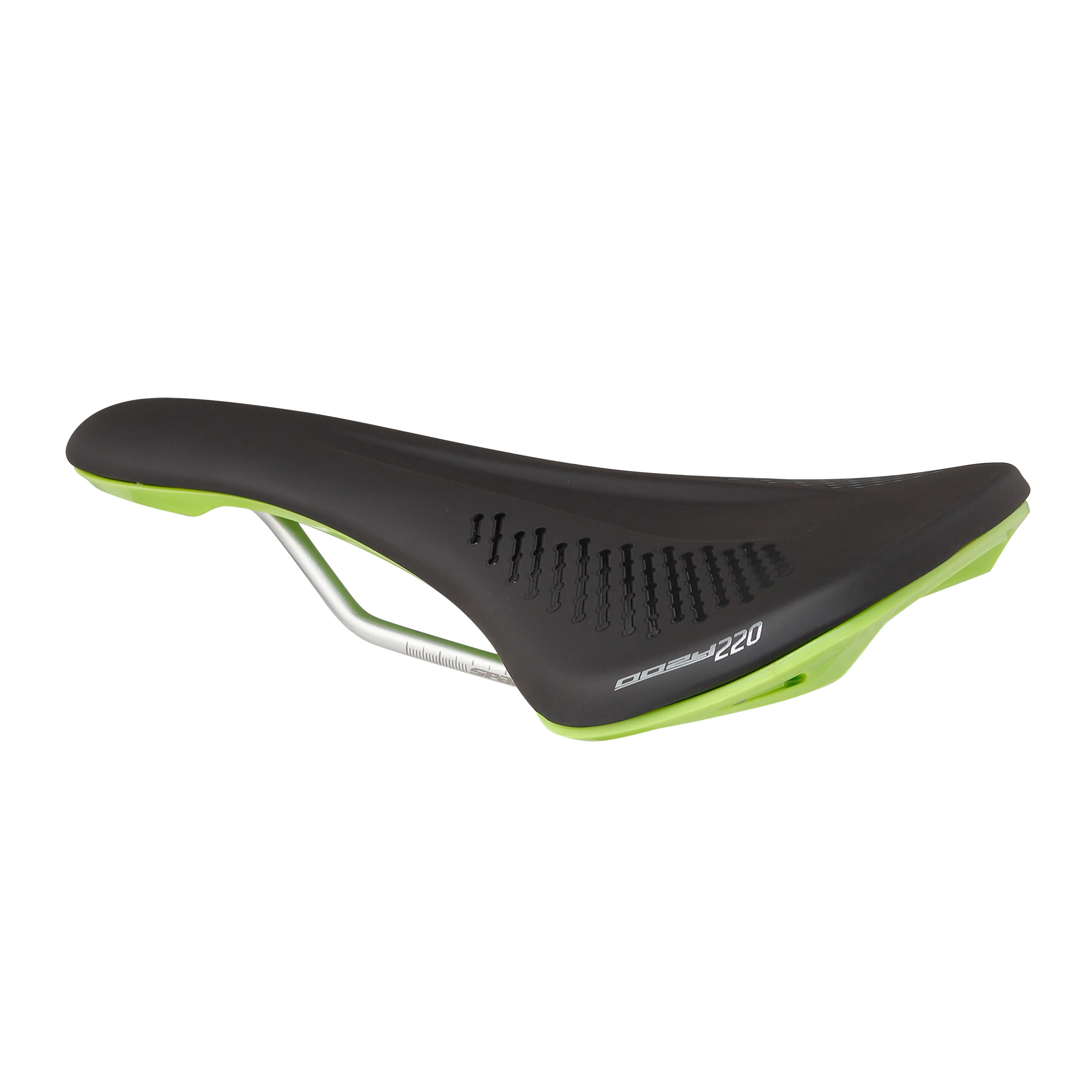 Selle SPANK OOZY 220 144mm Rails CrN/Ti Vert - Image 2