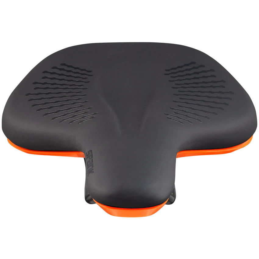 Selle SPANK OOZY 220 144mm Rails CrN/Ti Orange - Image 2