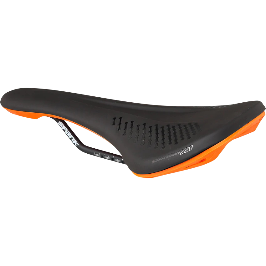 Selle SPANK OOZY 220 144mm Rails CrN/Ti Orange - Image 4