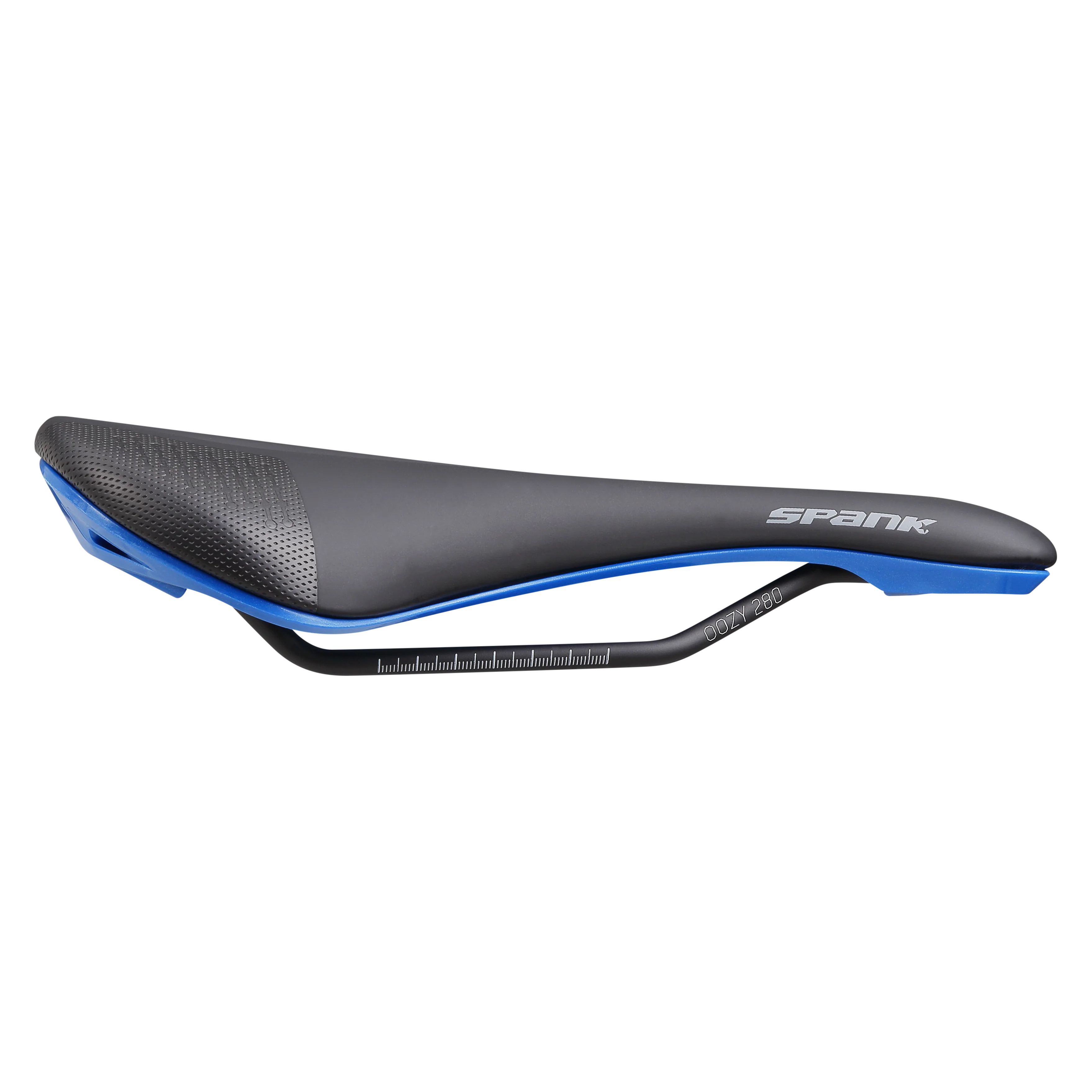 Selle SPANK OOZY 280 144mm Rails CrMo Bleu