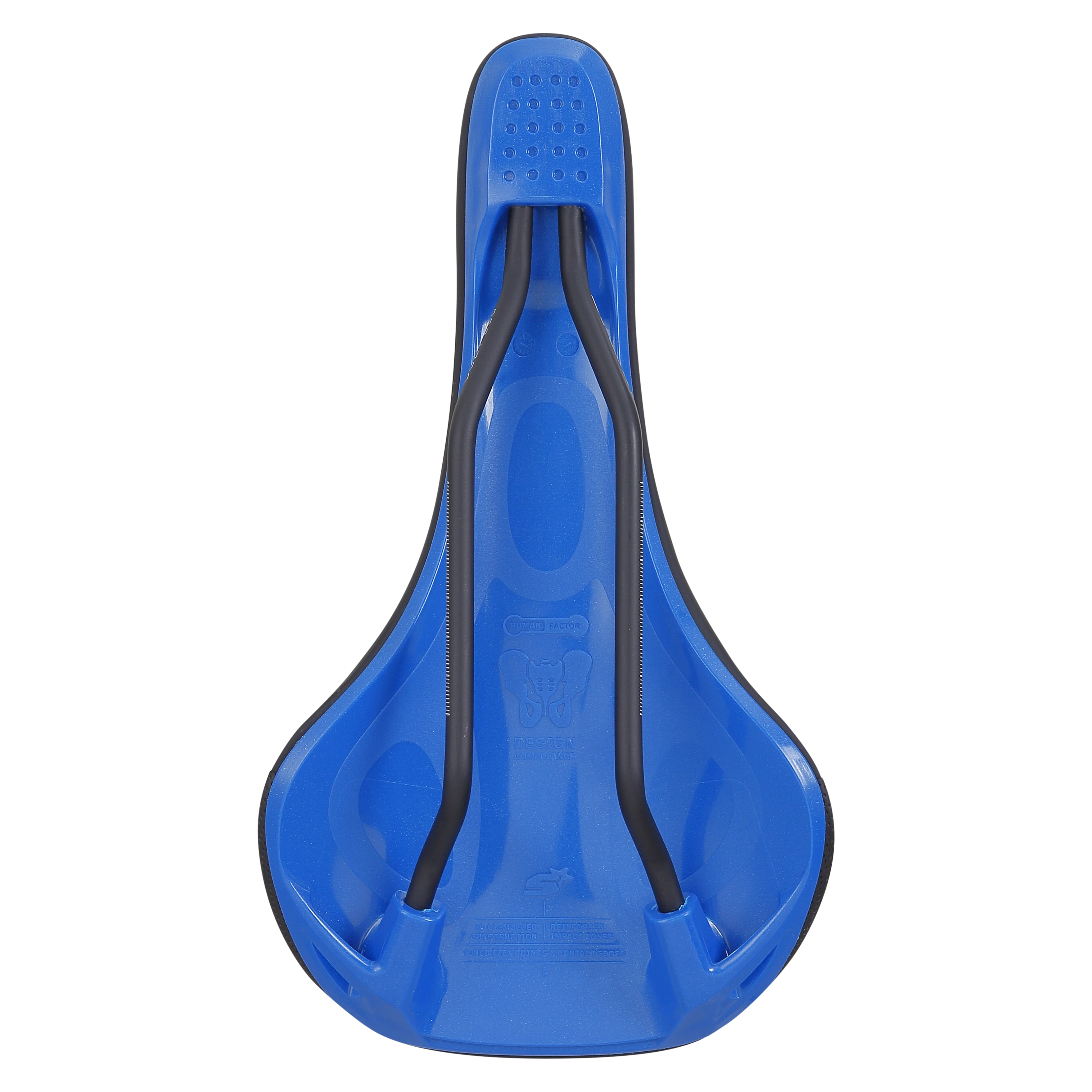 Selle SPANK OOZY 280 144mm Rails CrMo Bleu - Image 4