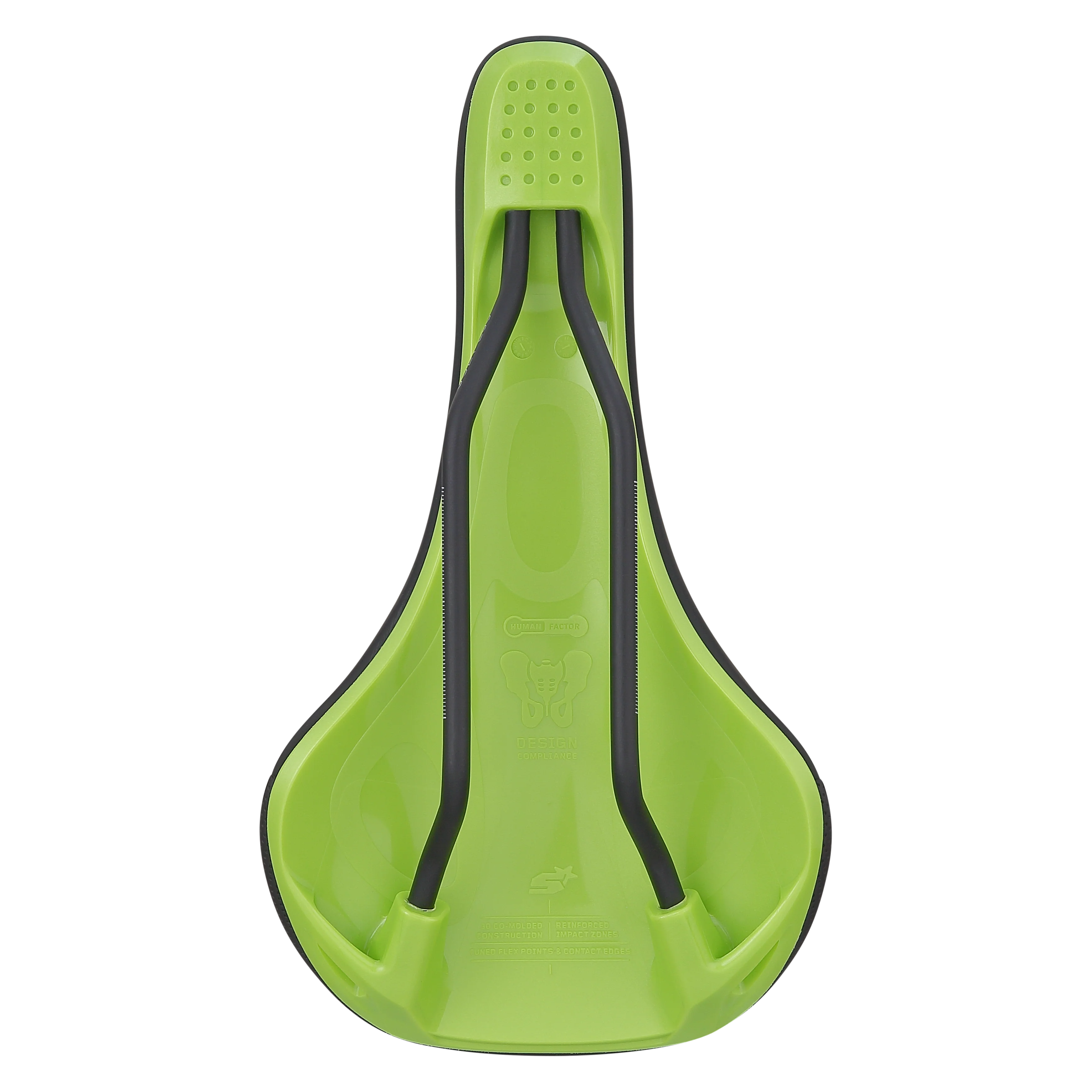 Selle SPANK OOZY 280 144mm Rails CrMo Vert - Image 3