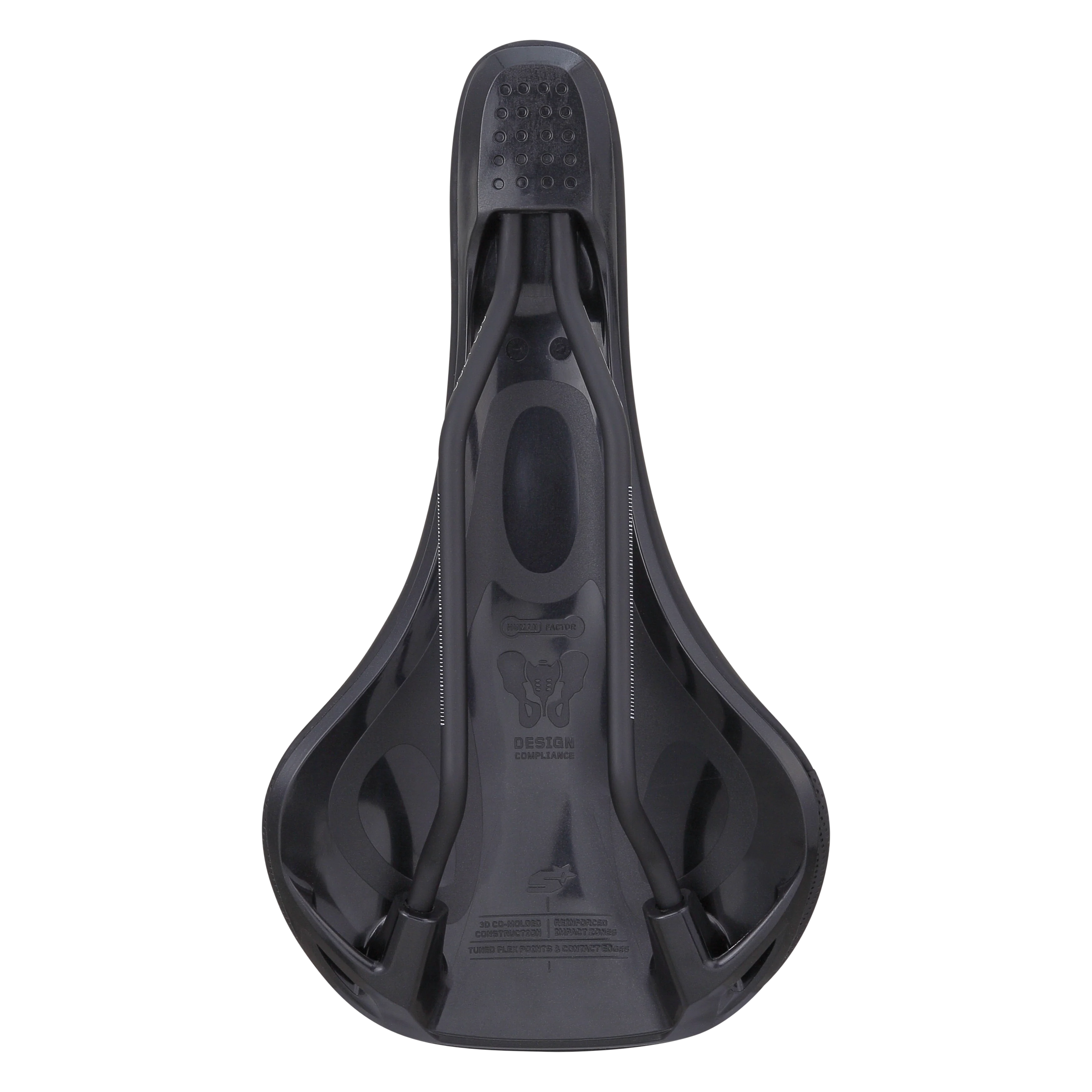 Selle SPANK SPIKE 160 Cuir Rails CrMo Rouge - Image 4