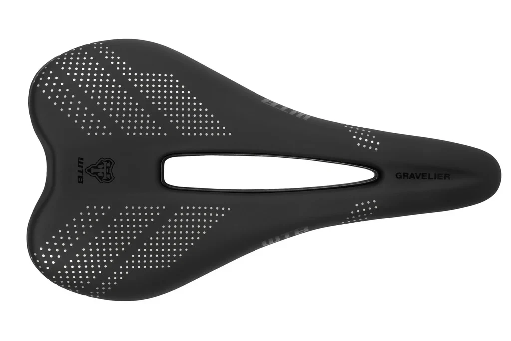 Selle WTB GRAVELIER Medium 140mm Rails Carbone Noir - Image 2