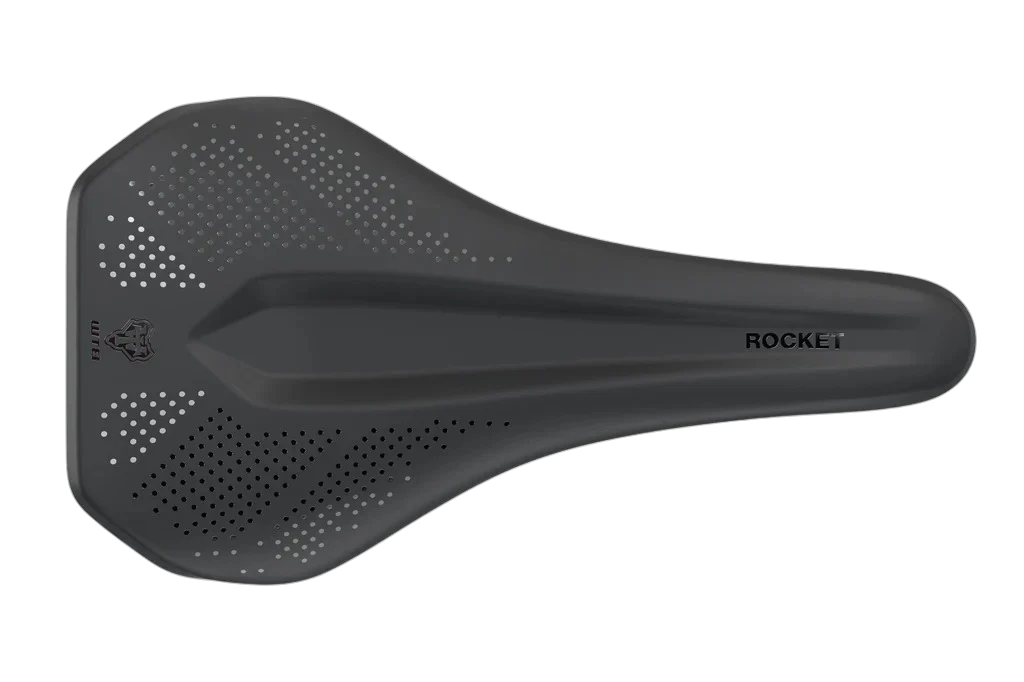 Selle WTB ROCKET FUSION Medium 145mm Rails Titane Noir - Image 2