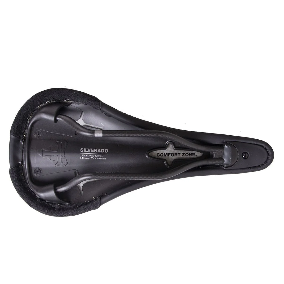 Selle WTB SILVERADO 135mm Rails Carbone Noir - Image 4