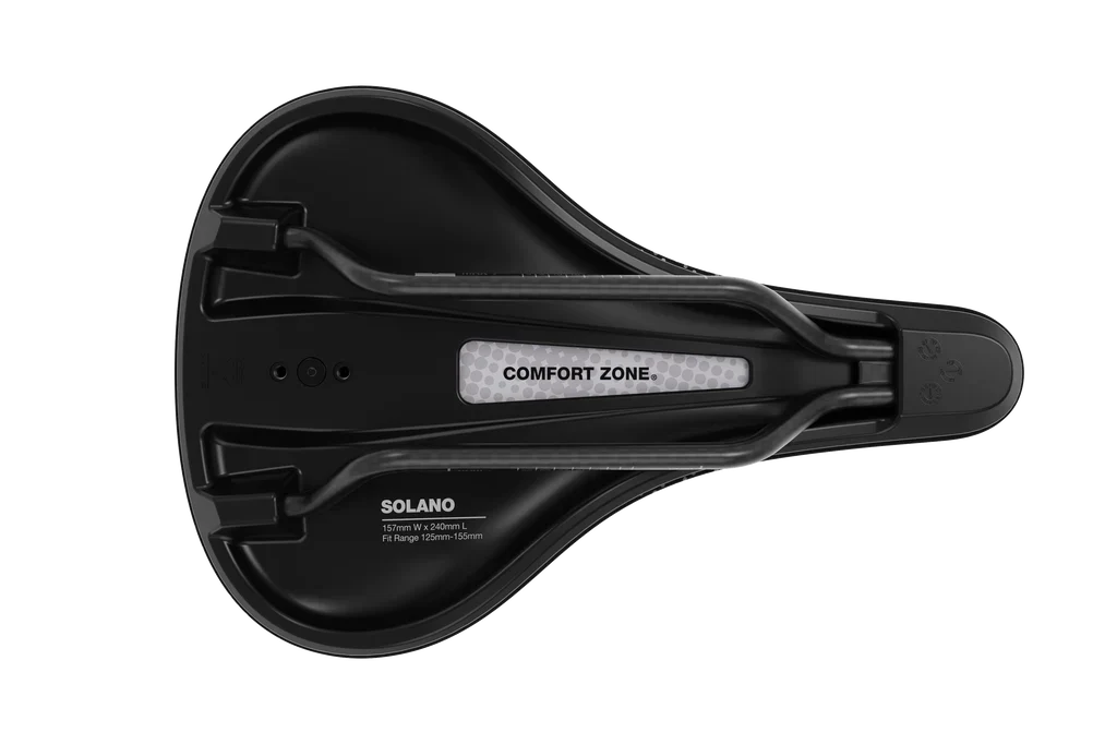 Selle WTB SOLANO SL FUSION Wide 157mm Rails Titane Noir - Image 2