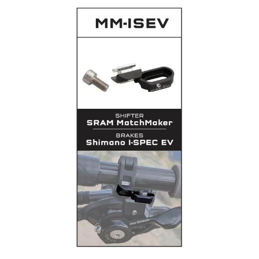 Adaptateur de Fixation WOLF TOOTH ShiftMount MM-ISEV SRAM MatchMaker X Shifter > Frein Shimano I-SPEC EV - Image 2