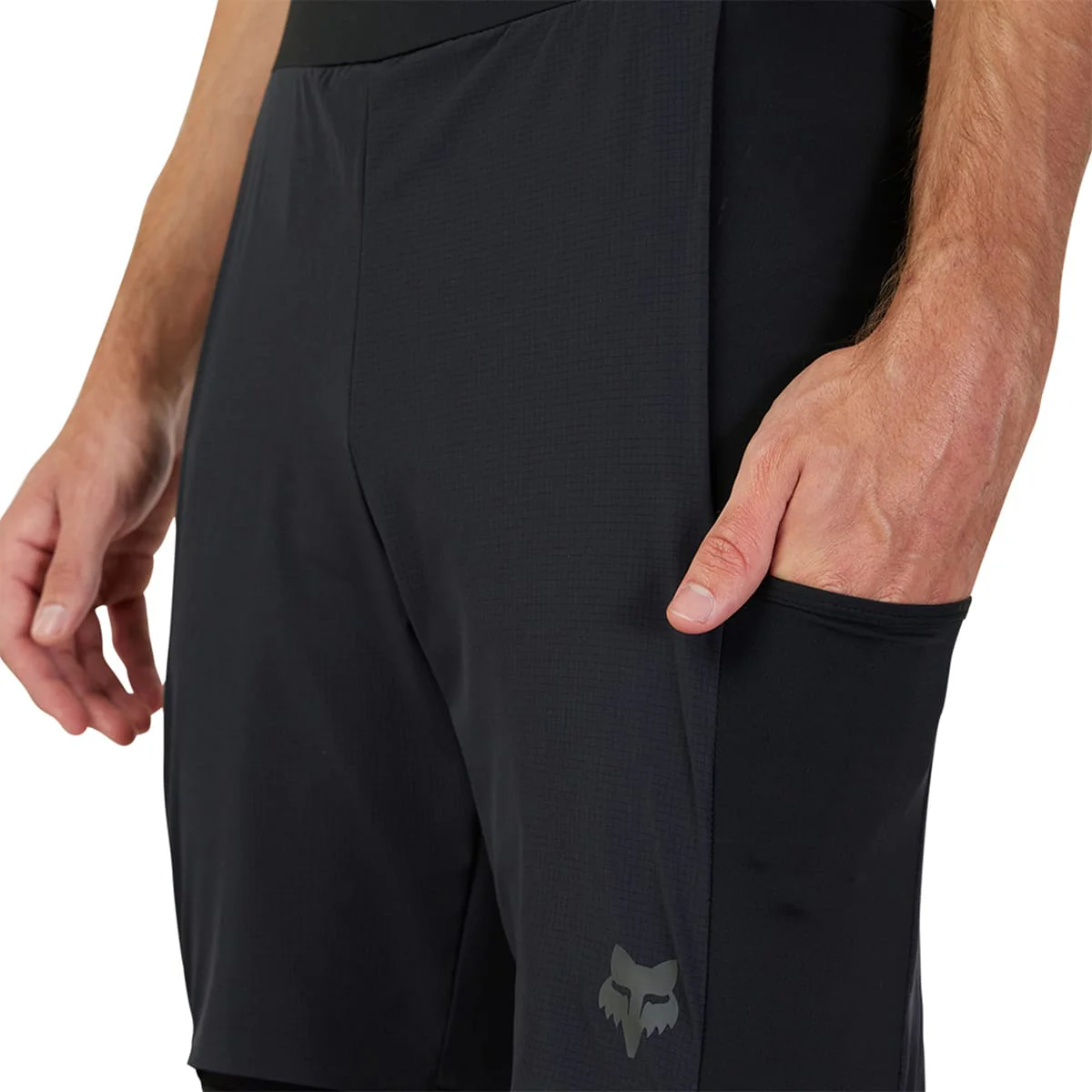 Cuissard-Short à Bretelles FOX FLEXAIR ASCENT CARGO Noir - Image 3