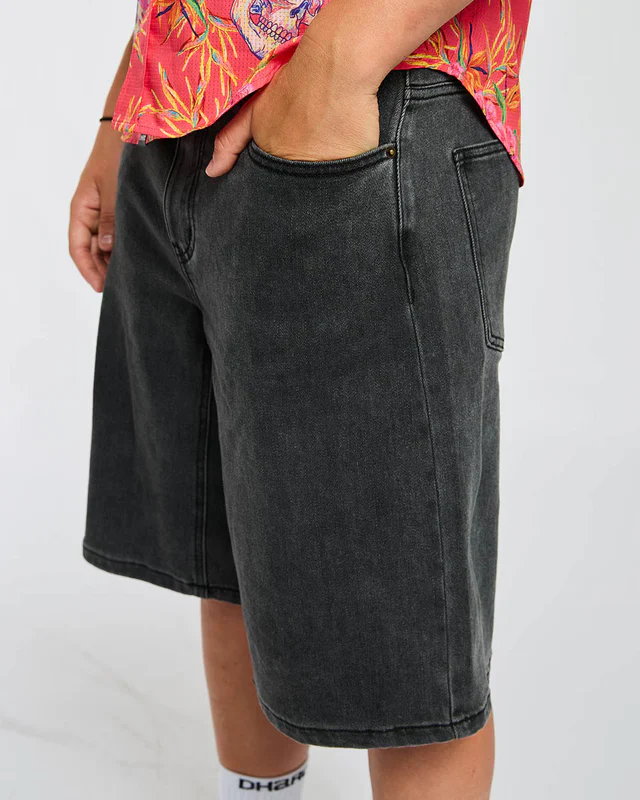 Short DHARCO JORT UNISEX COASTAL WASH Noir - Image 4