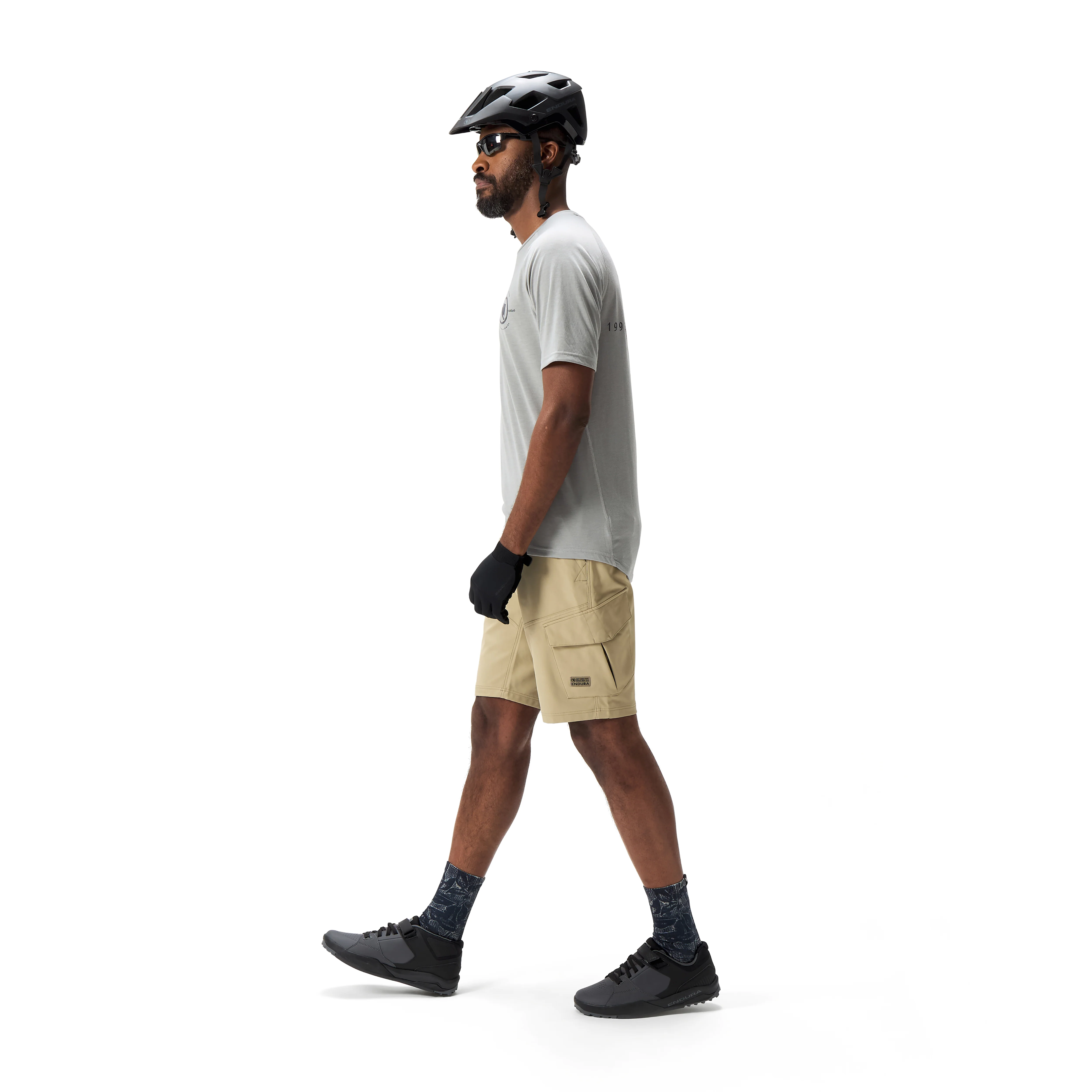 Short ENDURA LOOP CARGO Beige - Image 6
