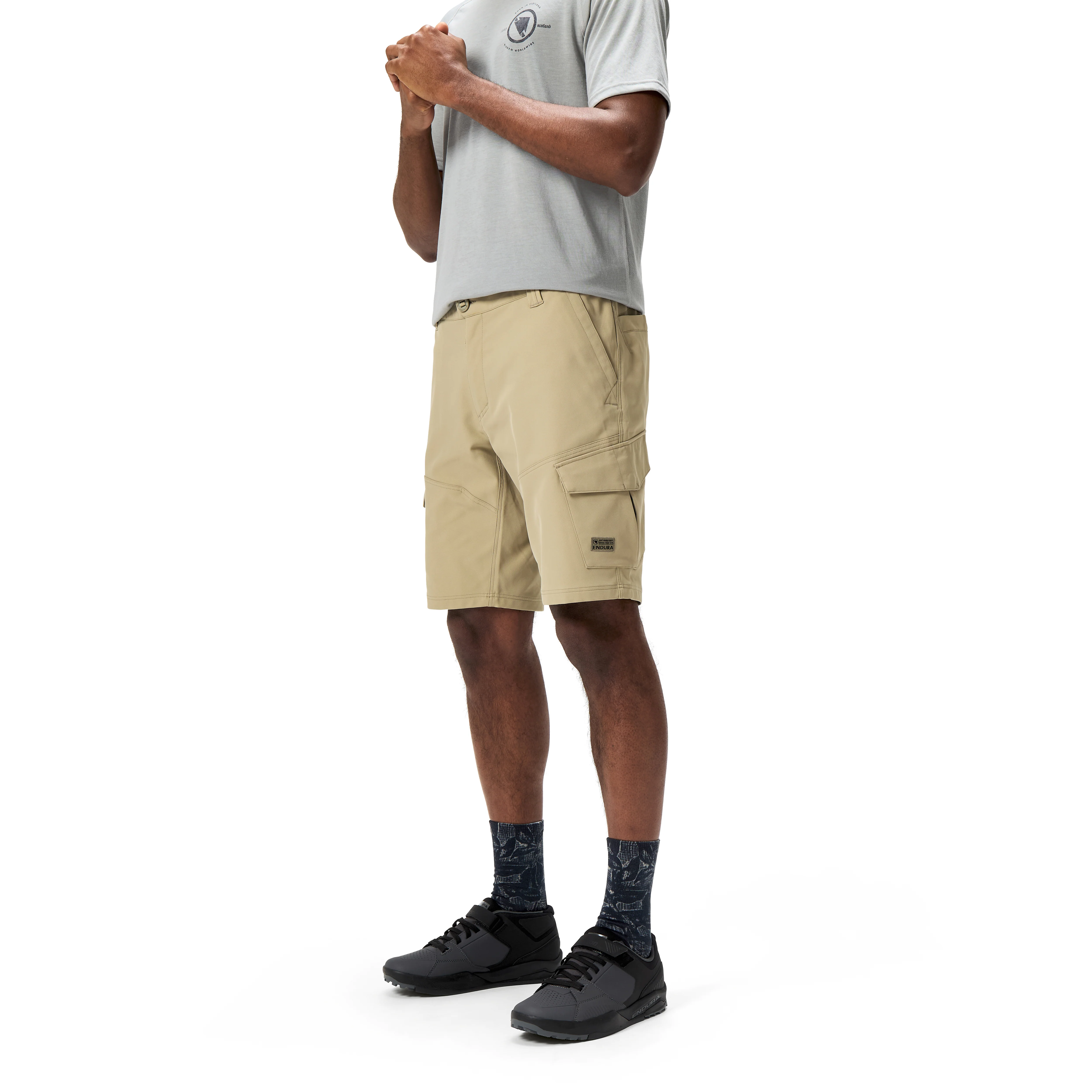 Short ENDURA LOOP CARGO Beige - Image 8