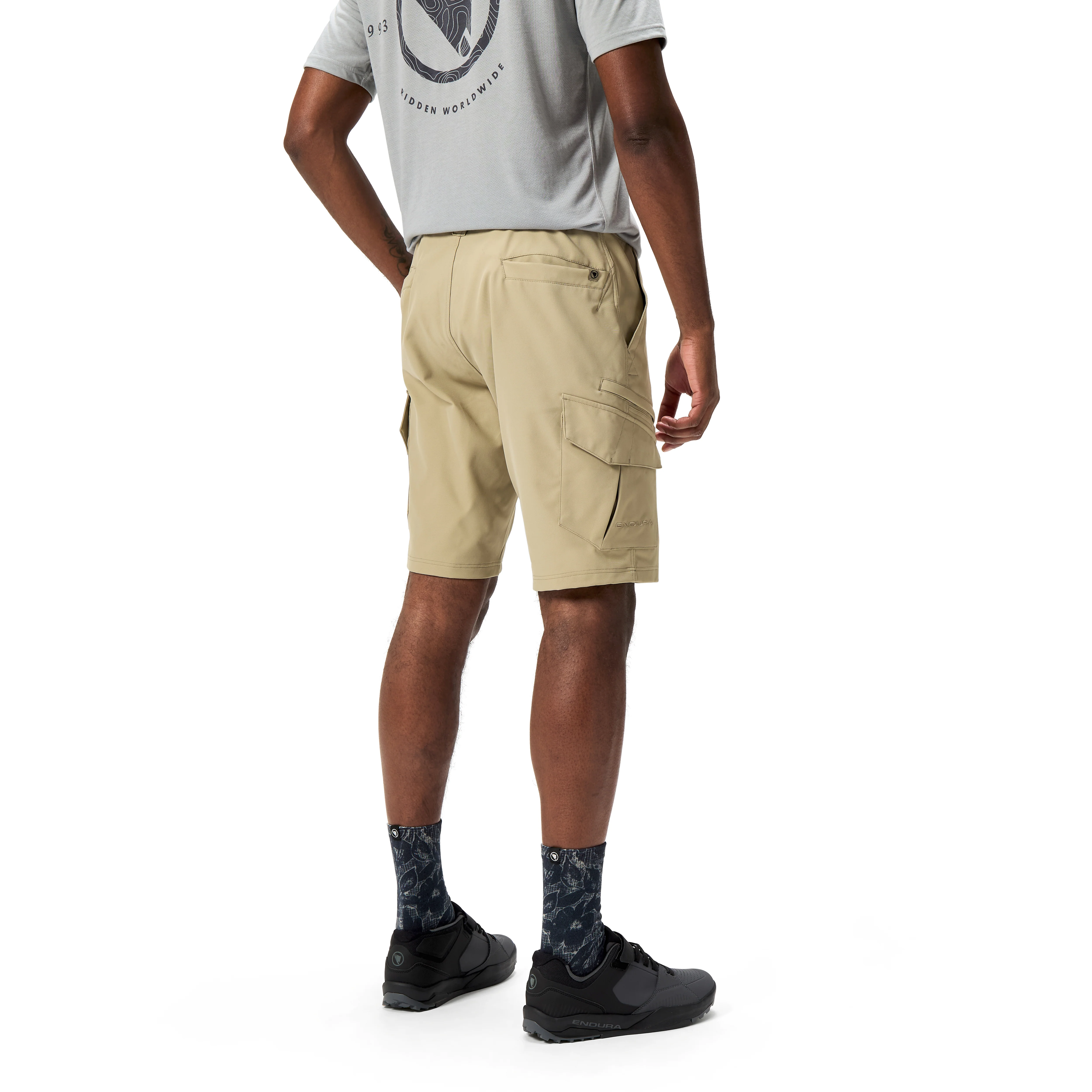 Short ENDURA LOOP CARGO Beige - Image 9
