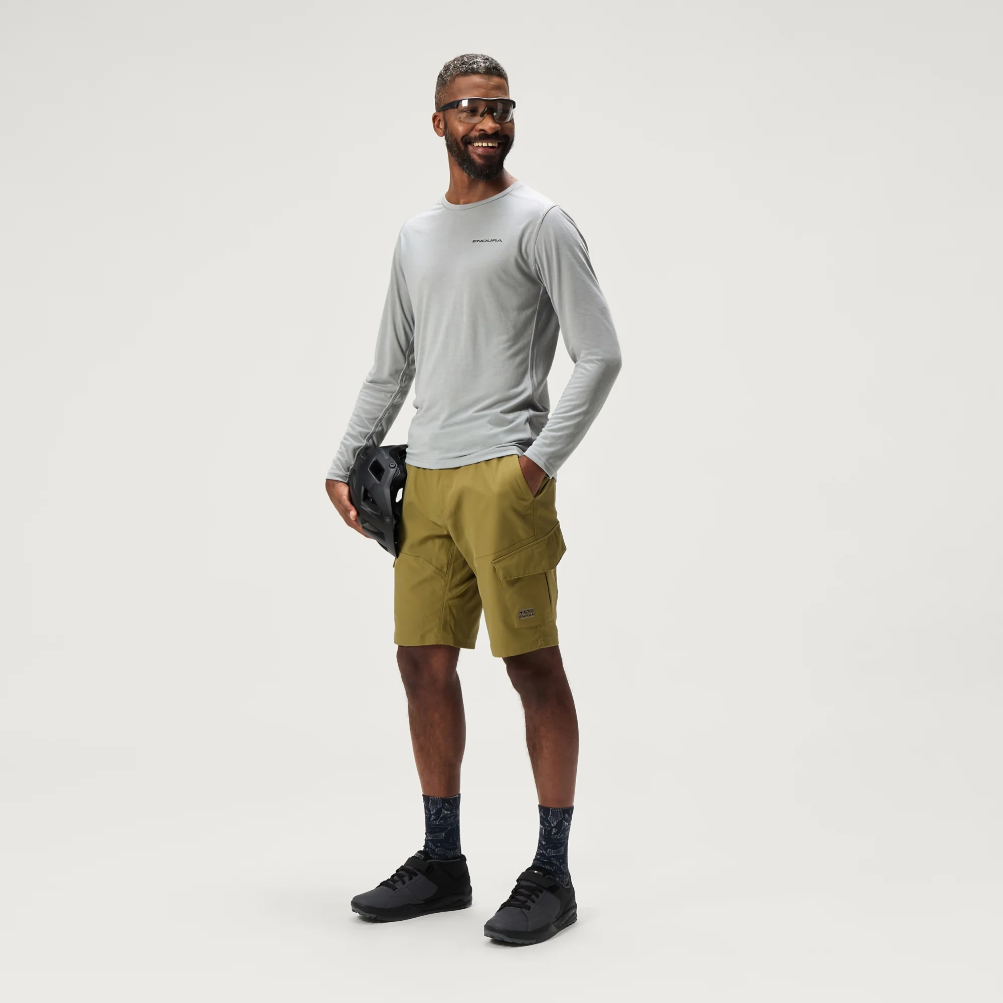 Short ENDURA LOOP CARGO Vert Olive - Image 3