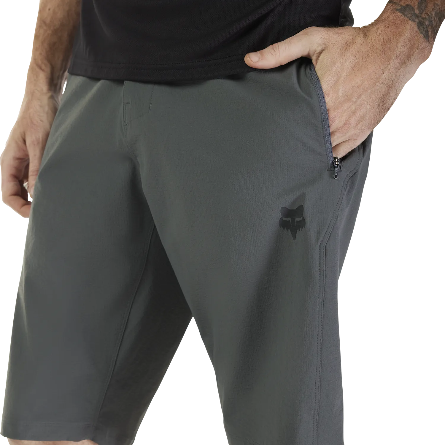 Short FOX RANGER avec Insert Gris Dark Shadow - Image 3