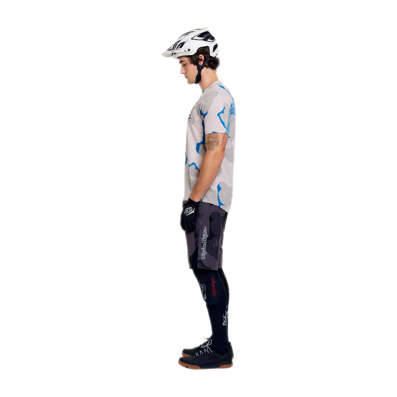 Short TROY LEE DESIGNS SKYLINE PRO  FLOW CAMO Carbon avec Liner BN3TH - Image 3