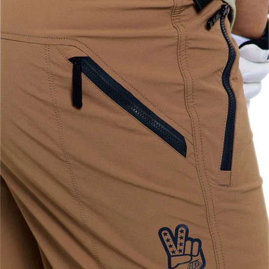 Short TROY LEE DESIGNS SKYLINE TRAIL avec Liner Mono Beige - Image 16