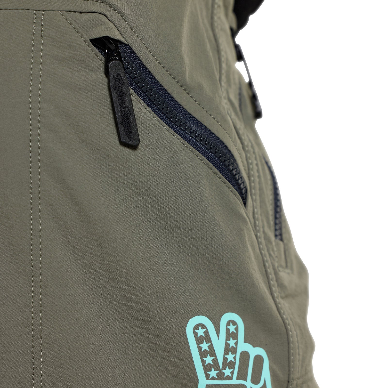 Short TROY LEE DESIGNS YOUTH SKYLINE TRAIL MONO Junior Kaki - Image 8