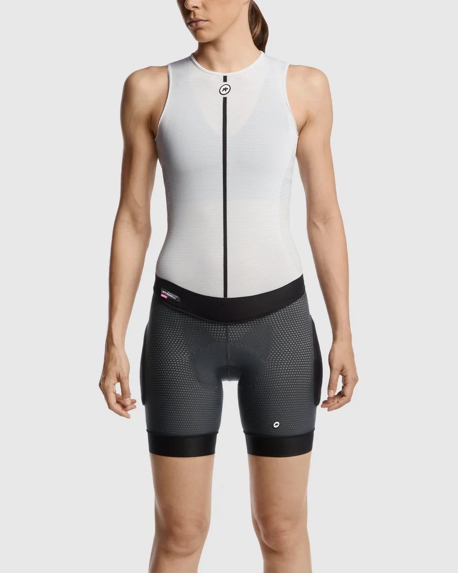 Sous-Short ASSOS TRAIL TACTICA HP T3 Femme Gris - Image 8