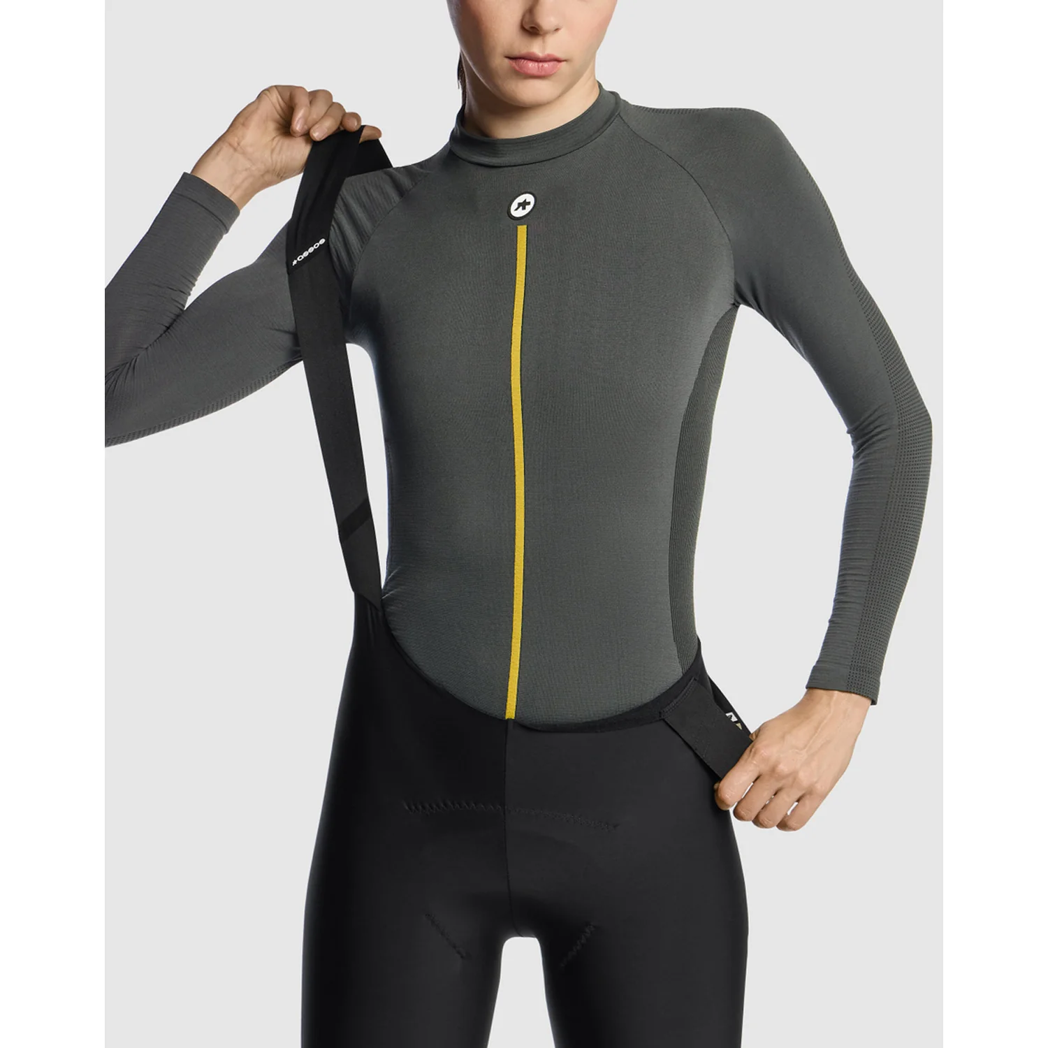 Sous-vêtement ASSOS SPRING FALL P1 Manches Longues Femme Gris - Image 10