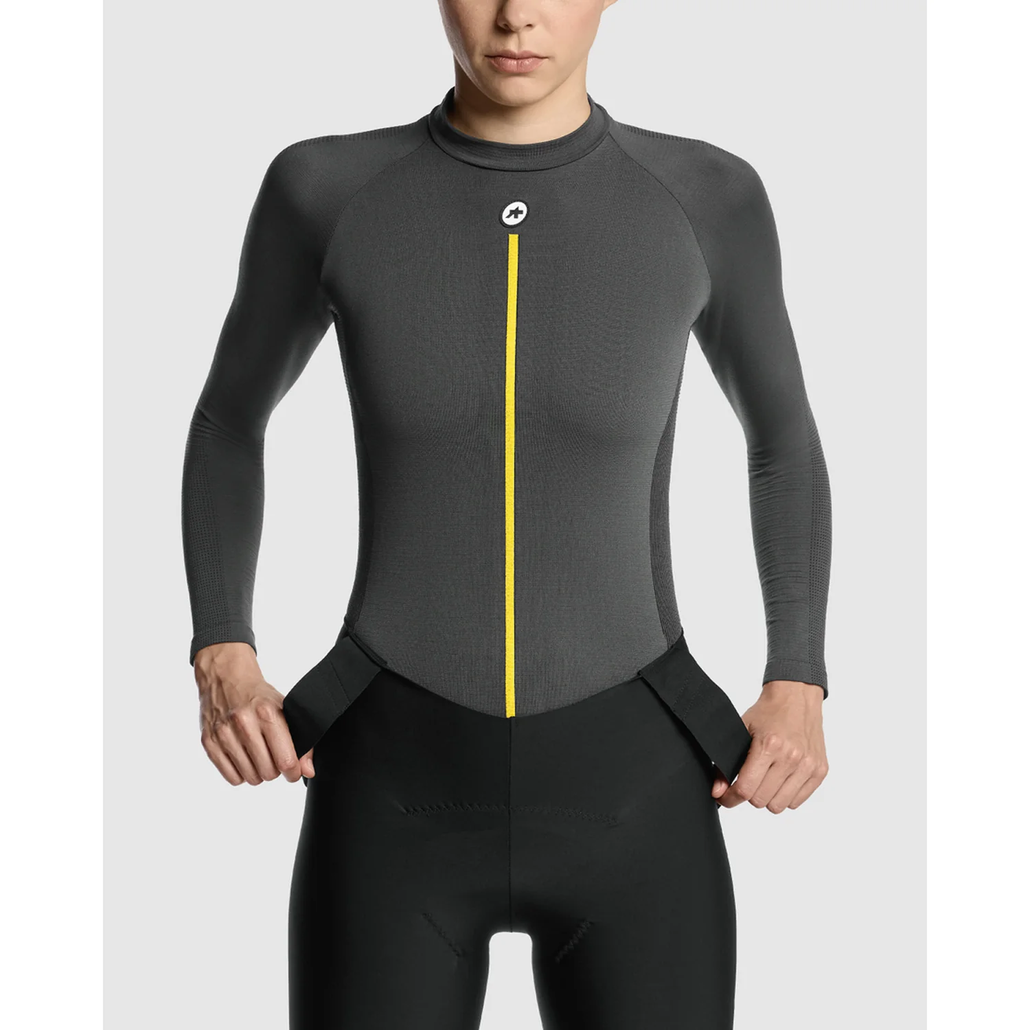 Sous-vêtement ASSOS SPRING FALL P1 Manches Longues Femme Gris - Image 9