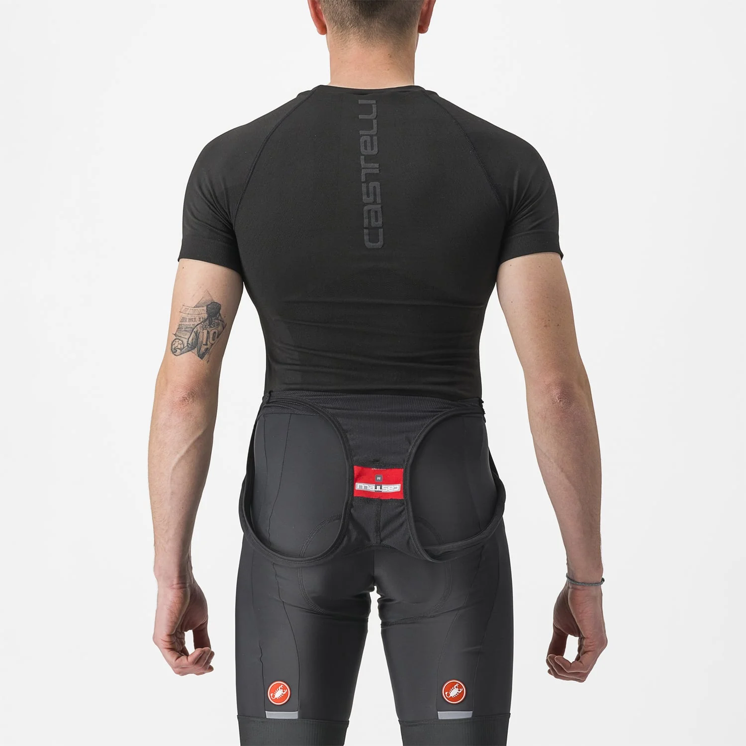 Sous-Vêtement CASTELLI CORE SEAMLESS Manches Courtes Noir - Image 3