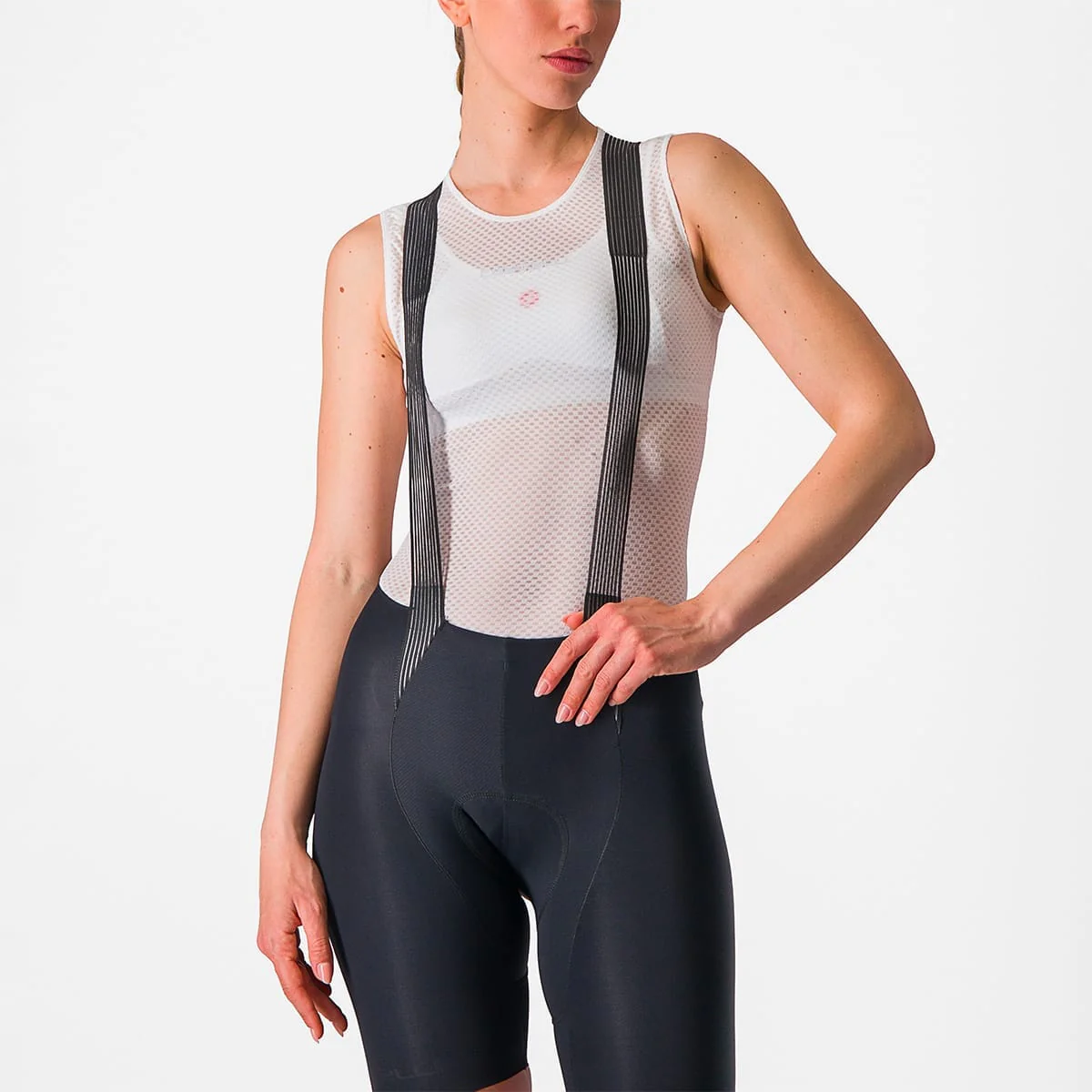 Sous-Vêtement CASTELLI PRO MESH Femme Sans Manches Blanc - Image 3