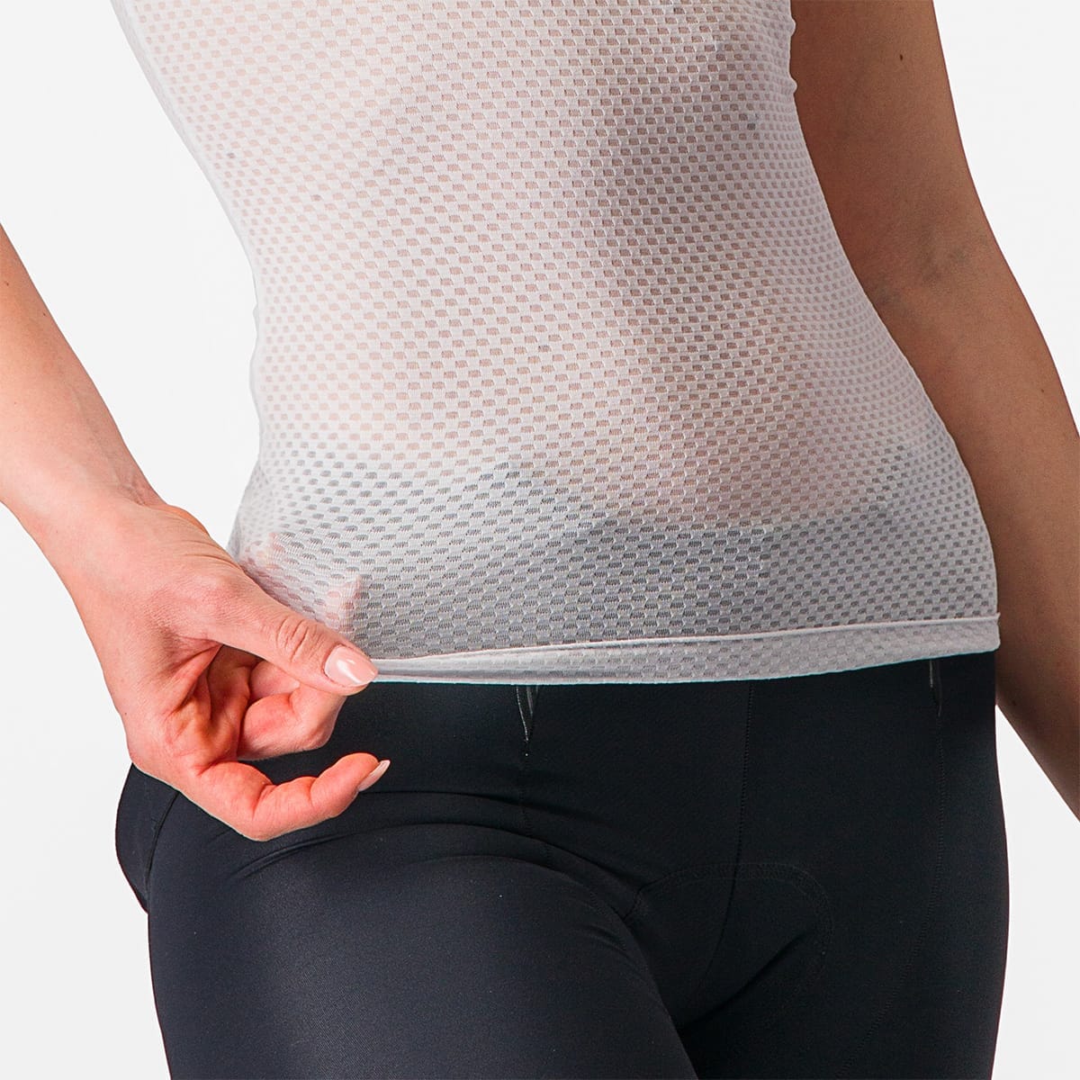 Sous-Vêtement CASTELLI PRO MESH Femme Sans Manches Blanc - Image 6