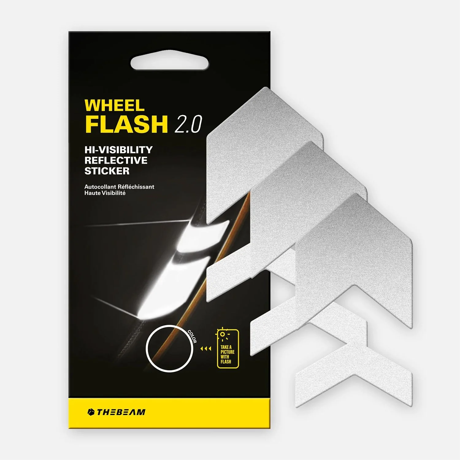 Stickers Réfléchissant THE BEAM WHEEL FLASH 2.0 Argent