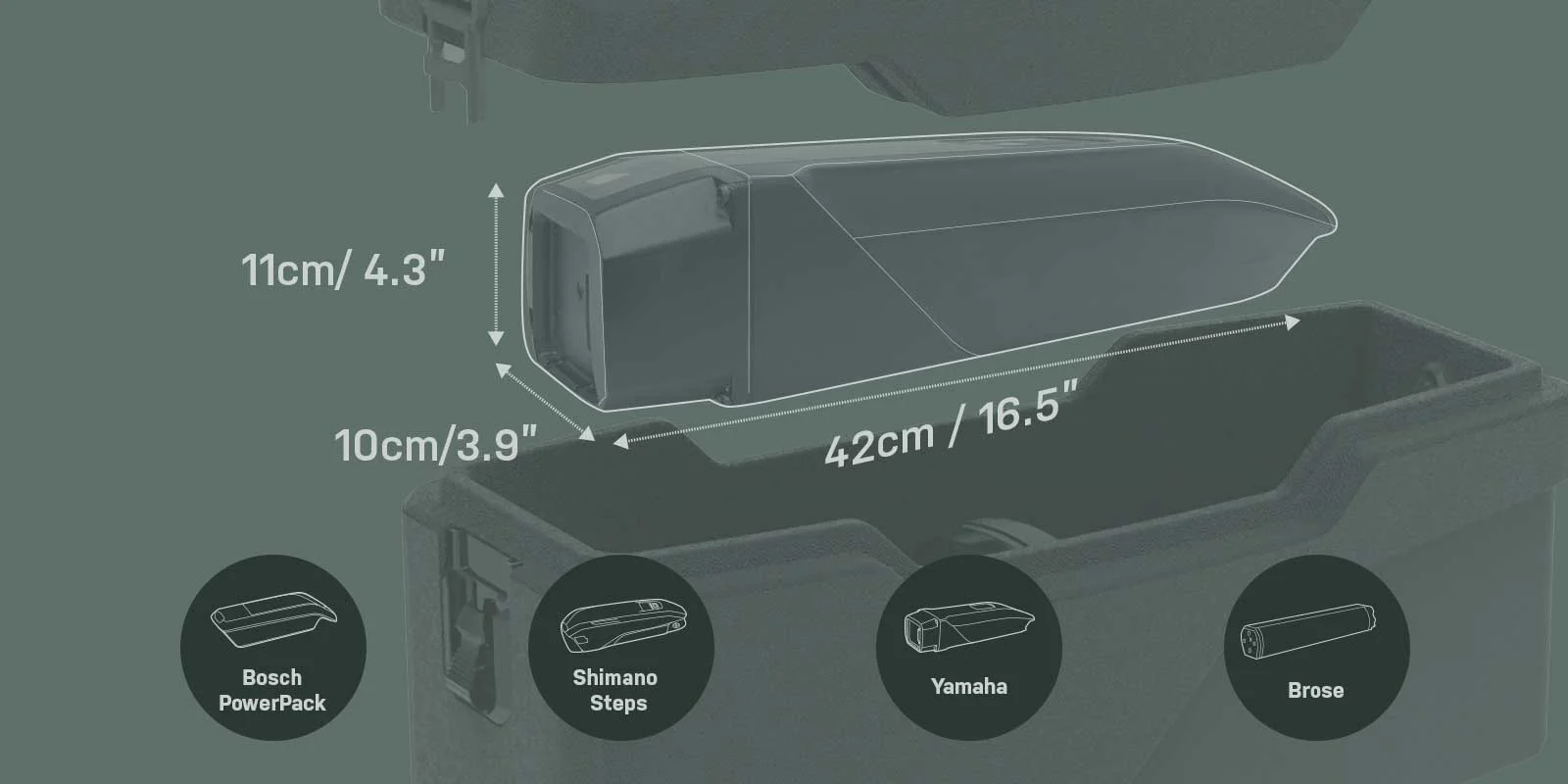 Coffre de Batterie TOPEAK E-XPLORER TRUNKBOX - Image 3