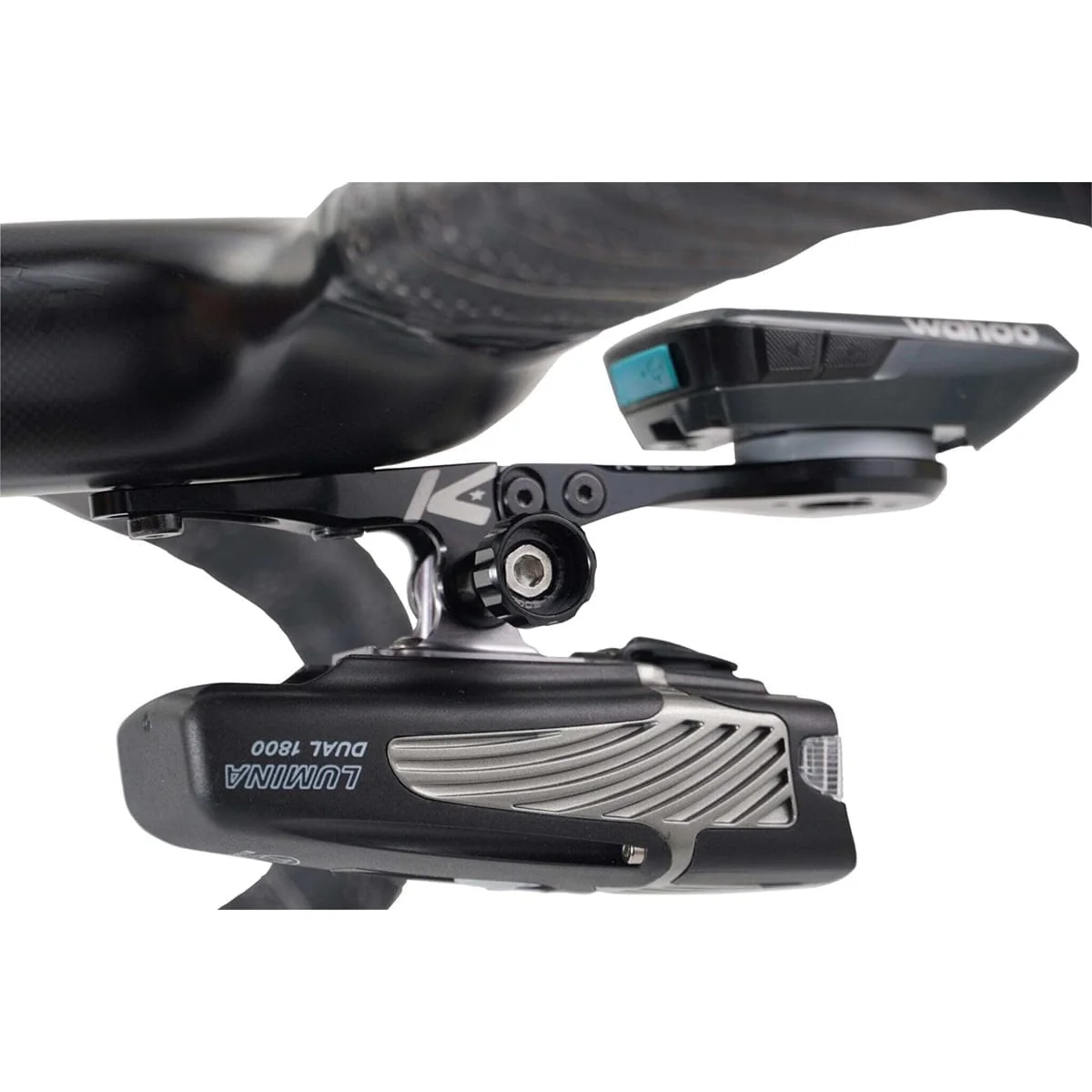 Support de Cintre Intégré K-EDGE pour Compteur WAHOO Noir - Image 4