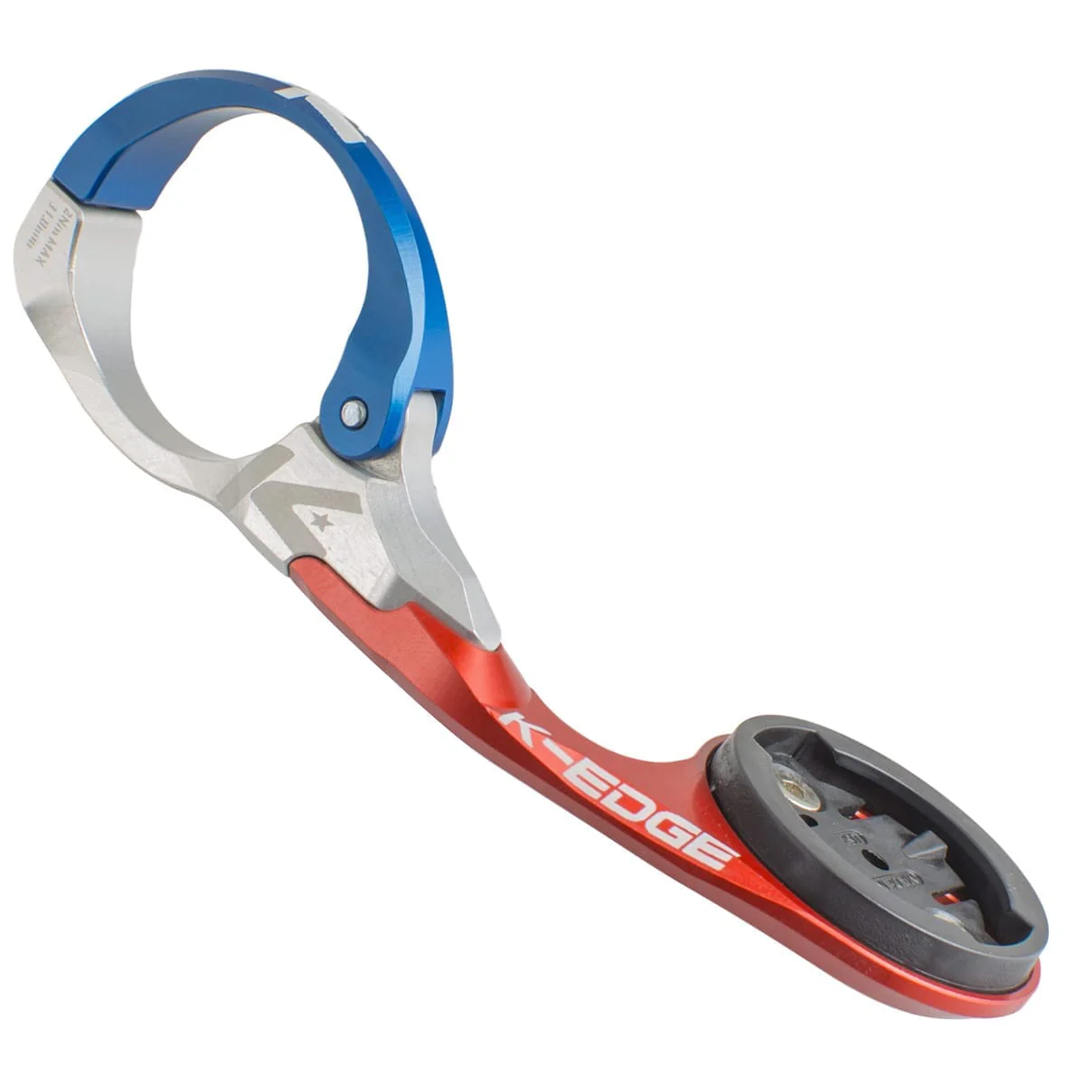 Support de Cintre K-EDGE RACE pour GPS GARMIN EDGE Bleu/Rouge/Gris - Image 3