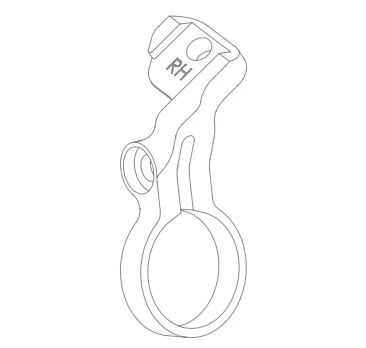 Support Sram AXS POD pour Levier de Vitesse Droite HOPE Tech 3/XCR Noir - Image 2