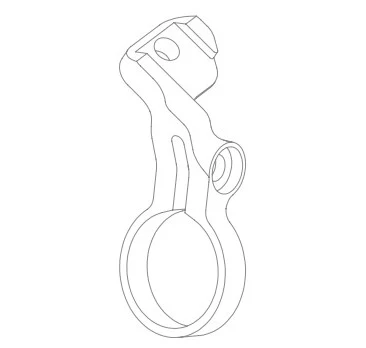 Support Sram AXS POD pour Levier de Vitesse Gauche HOPE Tech 3/XCR Noir - Image 2