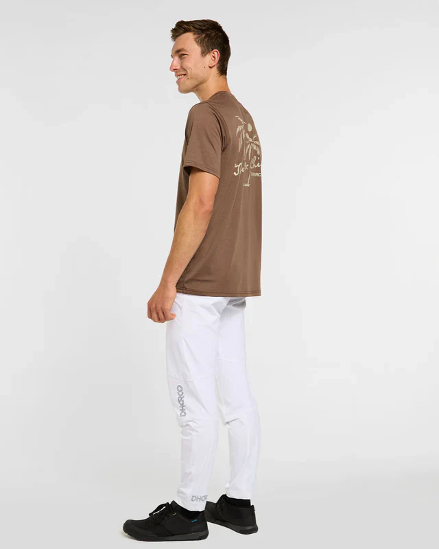 Maillot DHARCO TECH TEE HUSK Manches Courtes Marron - Image 4