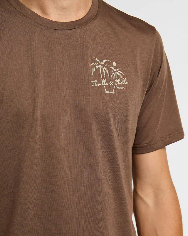 Maillot DHARCO TECH TEE HUSK Manches Courtes Marron - Image 5