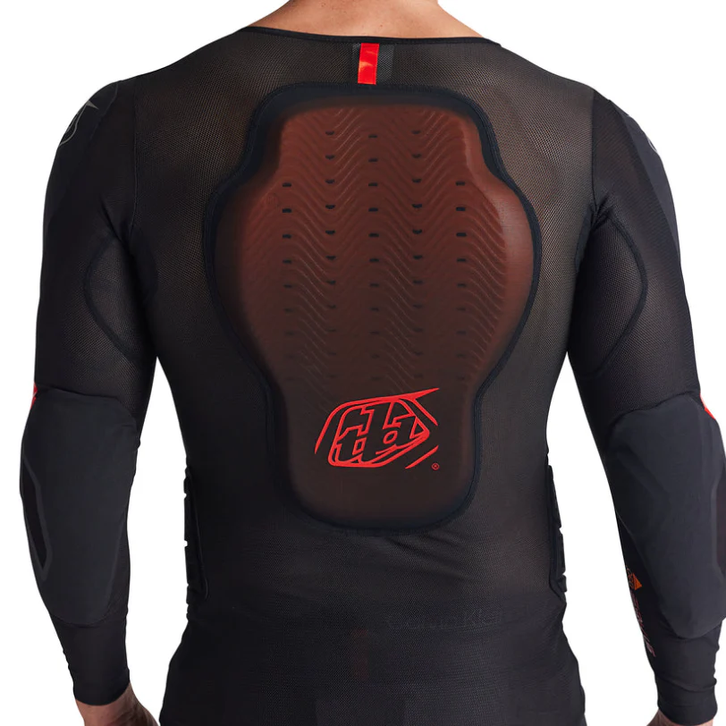 T-Shirt de Protection TROY LEE DESIGNS STAGE GHOST D3O Manches Longues Noir - Image 9