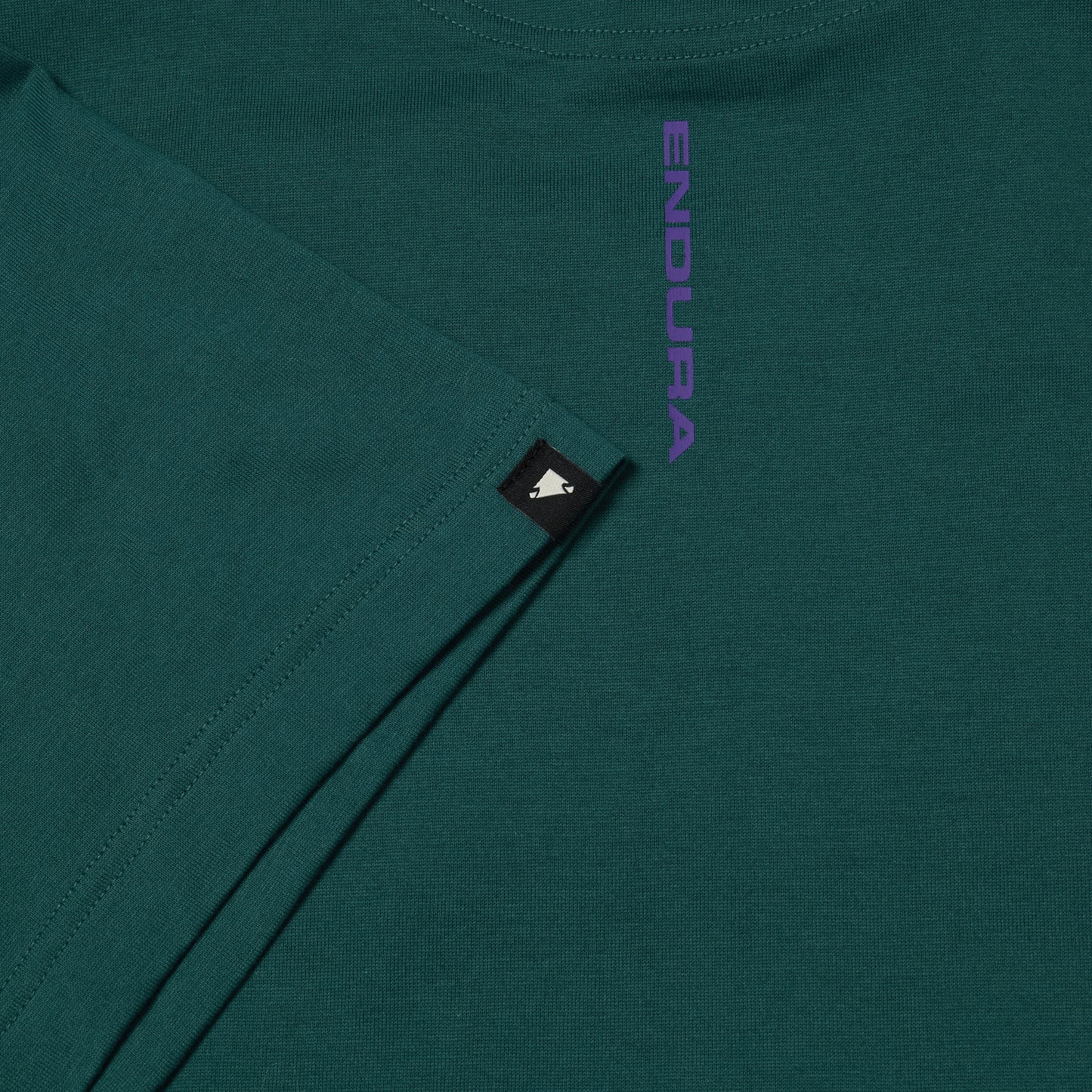 T-Shirt ENDURA STACKED LOGO GRAPHIC Teal - Image 3